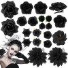 21PCS Barrette Fleur Artificielle Pince à Cheveux Bohême Hair Clips Multicolore Epingle à Cheveux pour les Femmes Filles Hawa