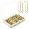 Cooetr Épingles à Cheveux 150 Pièces de 5 cm Pinces à Cheveux en Métal Invisible Bobby Pins pour Femmes Filles,Pinces à Cheve