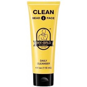 Bee Bald CLEAN Nettoyant Quotidien - Nettoyant Rafraîchissant Visage et Tête pour Hommes et Femmes avec une Sensation Fraîche...