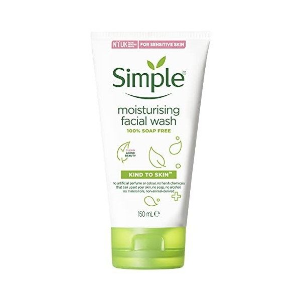 Simple Kind to Skin Moisturising Facial Wash 150 ML Crème Jour et Nuit