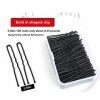 120 Pack U Shaped Hair Pins Bobby Pins Bun Hair Pins,Wedding Bridal Black Hair Pins 6cm…