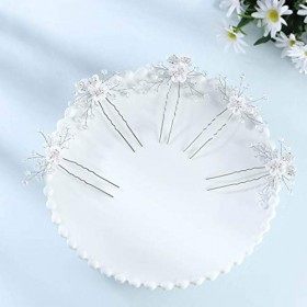 Edary mariée mariage épingles à cheveux fleur fleur pinces à cheveux perle mariée casque accessoires de cheveux pour femmes e