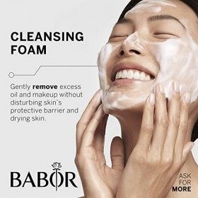 BABOR CLEANSING Cleansing Foam, mousse nettoyante rafraîchissante, simple et agréable dutilisation, 200 ml Crème Jour et Nuit
