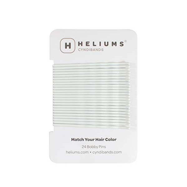 Heliums Lot de 24 épingles Kirby extra longues, 6,5 cm, épingles à cheveux ondulées, gingembre