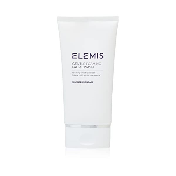 ELEMIS Nettoyant doux moussant, nettoyant moussant de visage pour purifier, rafraîchir et revitaliser, crème nettoyante nourr...