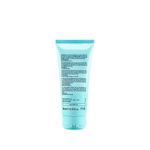 CUMLAUDE - RILASTIL Rilastil-Aqua DET Viso 200Ml Limpiador Facial Suave Y Cremoso con Acción Hidratante, Reequilibrante Y Emo...