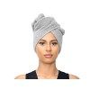 Sapphire Collection Serviette de séchage pour cheveux 100 % pur coton éponge doux enveloppant les cheveux torsadés serviette 