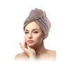 Sèche-cheveux turban cheveux hydratés sans effet crêpe bandeau élastique unisexe doux tête ultra mince portable sèche-cheveux