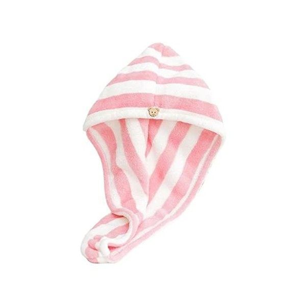 DINGZZ Microfibre après la Douche Séchage des Cheveux Wrap Serviette for Femme Séchage Rapide Chapeau de Cheveux Turban Head 