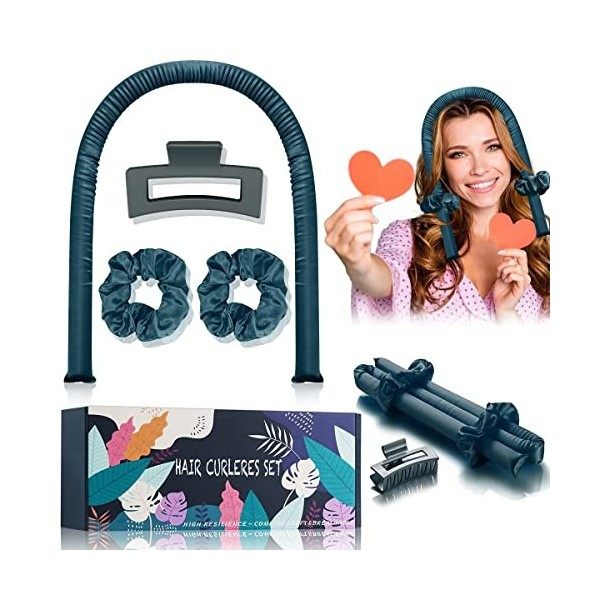 PINTAUR Tik Tok Optimale Rouleau à Cheveux Sans Chaleur, Bandeau de Tige Curling Heatless Hair Curlers, Ruban Bouclé Rod Head