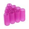 Milageto Lot de 10pcs Self Grip Holding Hair Rollers Curlers, Plastic Hair Roller Set, Hairdressing Curlers Tools DIY Curly -