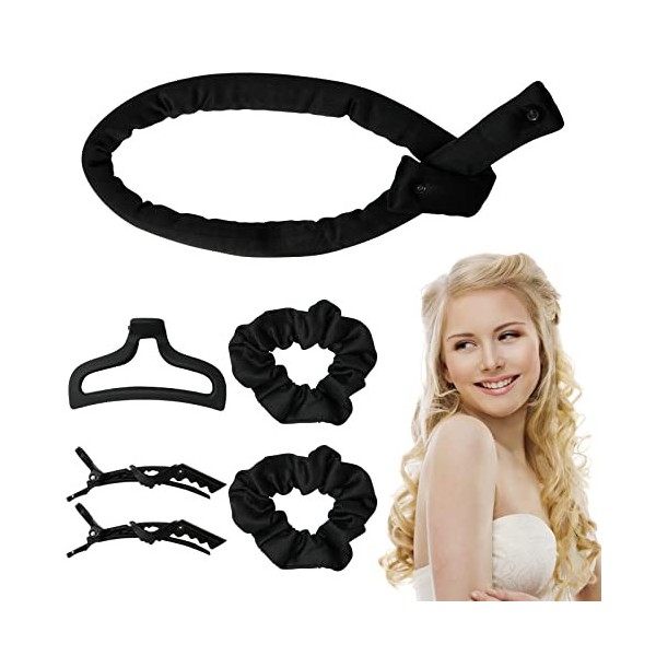 Boudin Cheveux Boucle Sans Chaleur,Bigoudis Cheveux,Heatless Curlers,Ruban Bouclé Sans Chaleur,Bigoudi en Soie,Heatless Curli