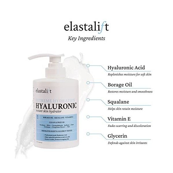 Hyaluronic Acid Cream. Anti-Aging cream with Hyaluronic Acid, Coconut Oil, Squalane for Wrinkles, Sagging Skin, Dry Skin 3.