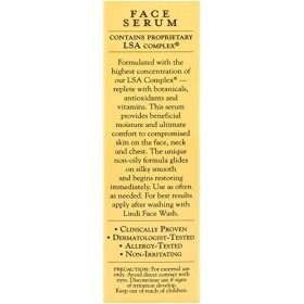 LINDI SKIN: Face Serum Citrus - Ultimate Moisture and Comfort To Restore Your Skin Immediately 1 oz. 