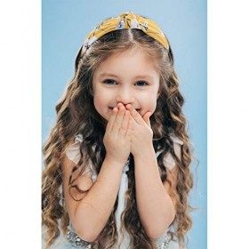 Velscron Lot de 12 bandeaux larges pour femme avec nœud croisé