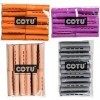 COTU R Lot de 48 tiges de permanente pour cheveux – Tailles : S, M, L et Jumbo – Couleurs : mandarine, sable, lilas et gris