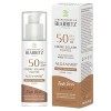 Laboratoires de Biarritz - Crème Solaire Visage Teintée Beige - SPF50 - ALGA MARIS® Certifiée Bio - Hydrate, Matifie, Unifie 