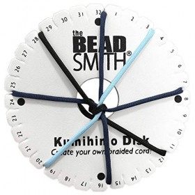 Ganzoo Disque de tressage Kumihimo, Rond, 15 cm, pour Paracord 550