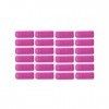 Lot de 12 petits bigoudis auto-agrippants pour salon de coiffure Couleurs assorties