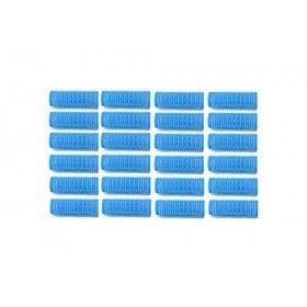 Lot de 12 petits bigoudis auto-agrippants pour salon de coiffure Couleurs assorties