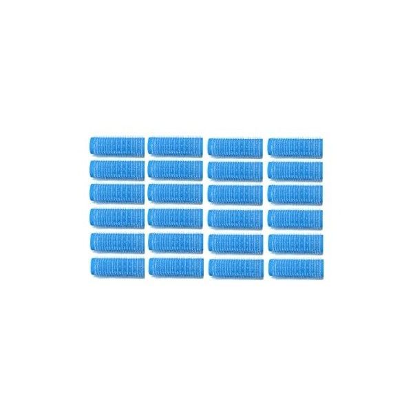 Lot de 12 petits bigoudis auto-agrippants pour salon de coiffure Couleurs assorties