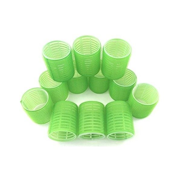 Kamays 30PCS 5 Taille Nylon Hair Roller Curler Hair Design Sticky Brace Style pour bricolage ou salon de coiffure