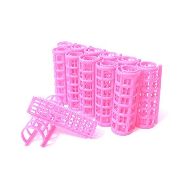 Kamays 30PCS 5 Taille Nylon Hair Roller Curler Hair Design Sticky Brace Style pour bricolage ou salon de coiffure