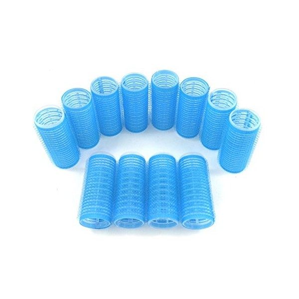 Kamays 30PCS 5 Taille Nylon Hair Roller Curler Hair Design Sticky Brace Style pour bricolage ou salon de coiffure