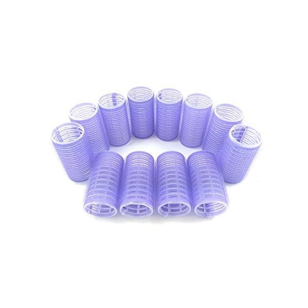 Kamays 30PCS 5 Taille Nylon Hair Roller Curler Hair Design Sticky Brace Style pour bricolage ou salon de coiffure