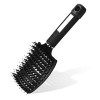 URAQT Brosse à Cheveux, Brosse à Poil de Sanglier, Professionnelle Incurvée Ventilée pour Coiffeur Outils de Coiffure Brosses