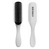 Denman Curly Hair Brush D3 Black & Red 7 Row Styling Brush for Detangling, Separating, Shaping and Defining Curls - For Wom