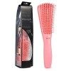 Brosse à cheveux-Brosse à lisser en nylon Antistatique du cuir chevelu Convient aux brosses démêlantes douces Violet 