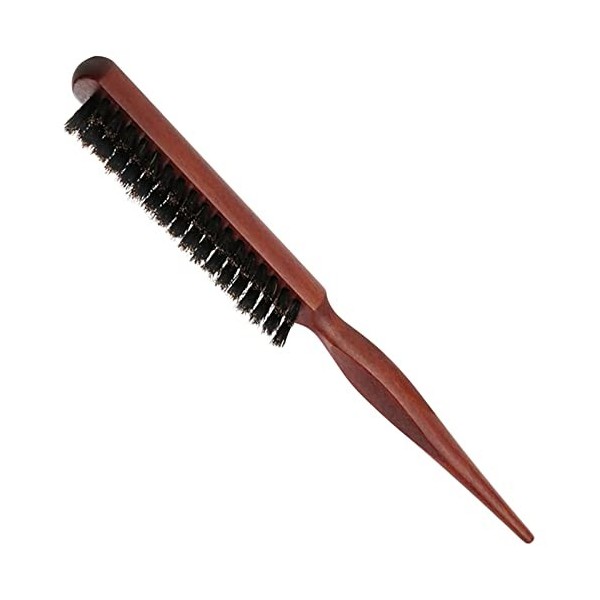 Sularpek Teasing Brosse à Cheveux en Poils de Sanglier, Professionnelle Brosse Cheveux, Brosse de Salon de Poils de Sanglier 