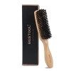 BESTOOL Brosse à cheveux en poils de sanglier pour femme homme et enfant à démêler et coiffer, naturels pour cheveux fins, br