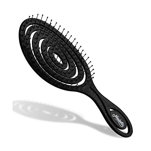 Ninabella Brosse Cheveux Demelante pour Femme, Homme & Enfant - Ne Tire Pas - Brosses Brushing Renforçante Cheveux Mouillés, 