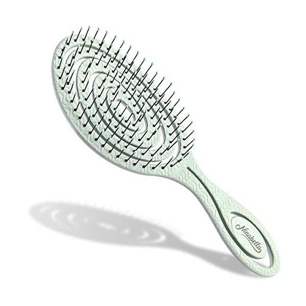 Ninabella Brosse Cheveux Demelante pour Femme, Homme & Enfant - Ne Tire Pas - Brosses Brushing Renforçante Cheveux Mouillés, 