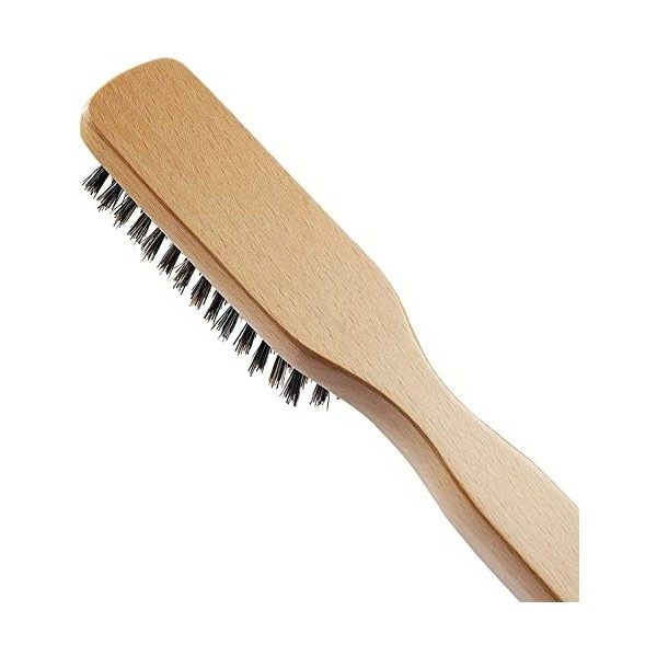 Brosse à cheveux en soies de sanglier dures pour hommes femmes, Brosse à barbe, brosse dur outil professionnel, meilleure qua