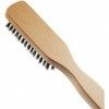 Brosse à cheveux en soies de sanglier dures pour hommes femmes, Brosse à barbe, brosse dur outil professionnel, meilleure qua