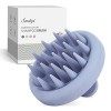 Sndyi Brosse Massage Cuir Chevelu, Brosse à Shampooing en Silicone pour lélimination des Pellicules et la Croissance des Che