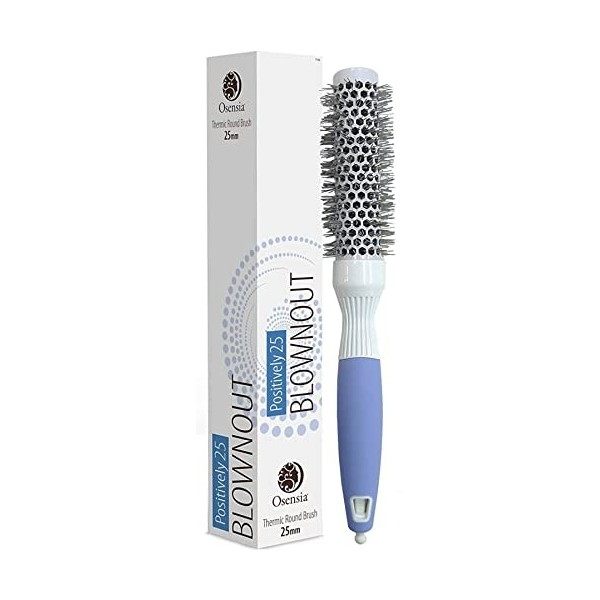 Moyenne Brosse Ronde Brushing - Brosse Cheveux Brushing en Céramique pour un look lisse de style salon - Brosse Brushing Prof...