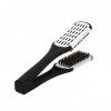 Brosse à Lisser Brosse à Défriser Professionnelle Outil de Coiffure Brosse Recto Verso Lissage de Cheveux, Lissage des Cheveu