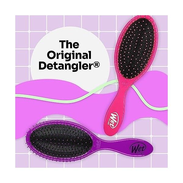 Brosse à cheveux brosse démêlante originale avec poils doux IntelliFlex, brosse à cheveux parfaite pour hommes, femmes et enf