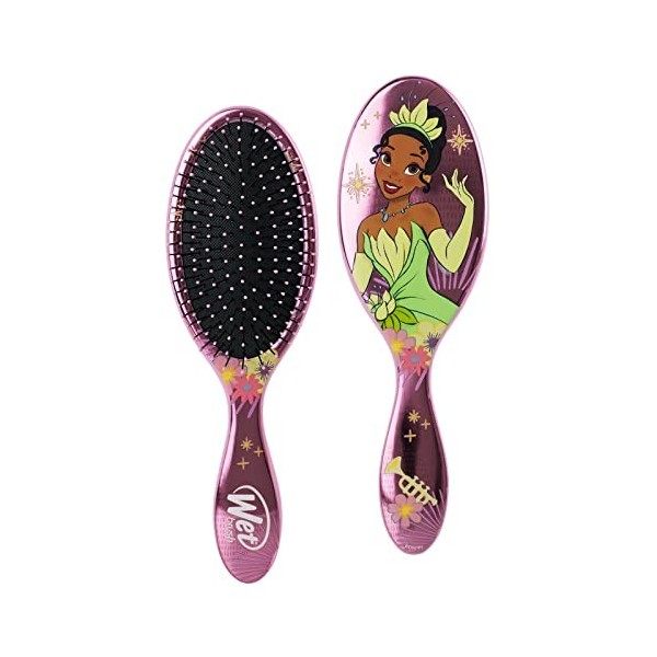 Wet Brush Brosse Démêlante Originale Princesse Wholehearted Tiana Light Violet pour Unisexe 1 Unité