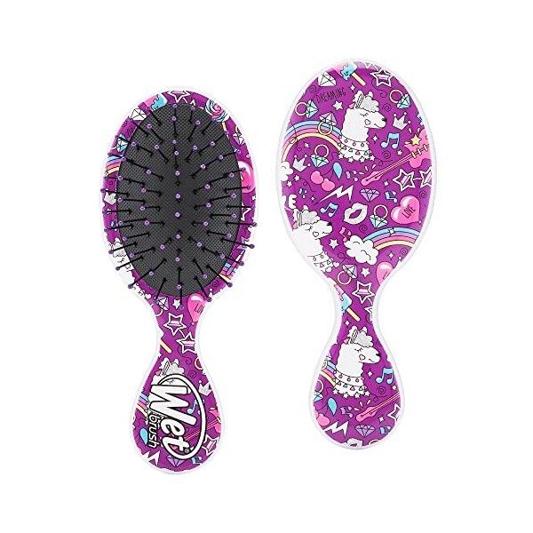 Wet Brush Mini Brosse Démêlante Happy Hair Smiley Pineapple pour Unisexe 1 Unité