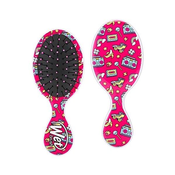 Wet Brush Mini Brosse Démêlante Happy Hair Smiley Pineapple pour Unisexe 1 Unité