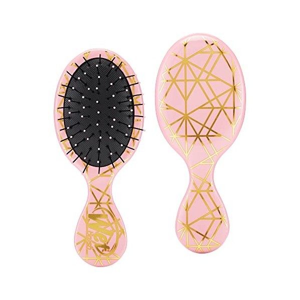 Wet Brush Mini Brosse Démêlante Happy Hair Smiley Pineapple pour Unisexe 1 Unité