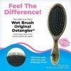 Wet Brush Brosse Démêlante Originale Princesse Complète Raiponce Argentée pour Unisexe 1 Unité