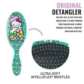 WetBrush Original Detangler Hairbrush UltraSoft Bristles Ergonomic Handle Pain Free Brushing for All Ages Hello Kitty Candy J