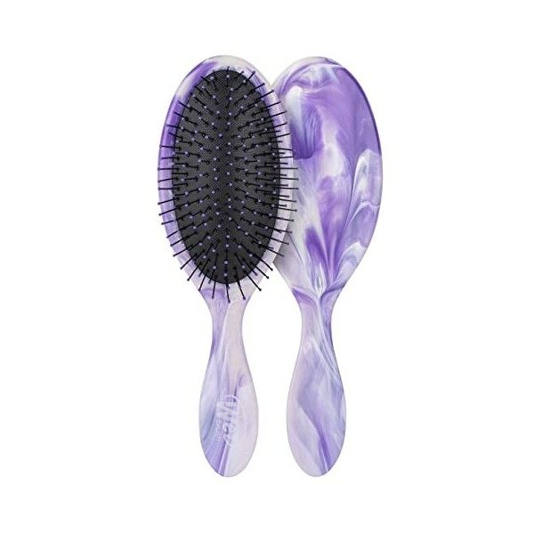 WetBrush, Gemstone Original Detangler, Unisex, UltraSoft Bristles, Ergonomic Handle, Suitable for all Hair Types, Amethyst