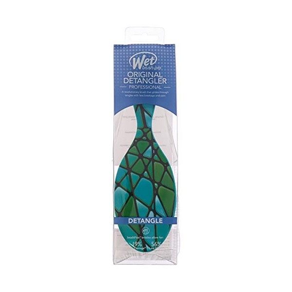 Wet Brosse vitrail Brosse à cheveux, Vert